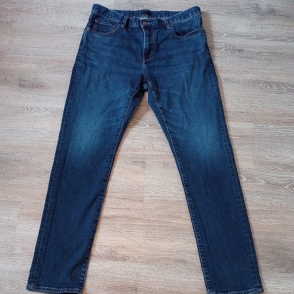 Uniqlo Men's Straight Blue Jeans - Picture 1 of 6
